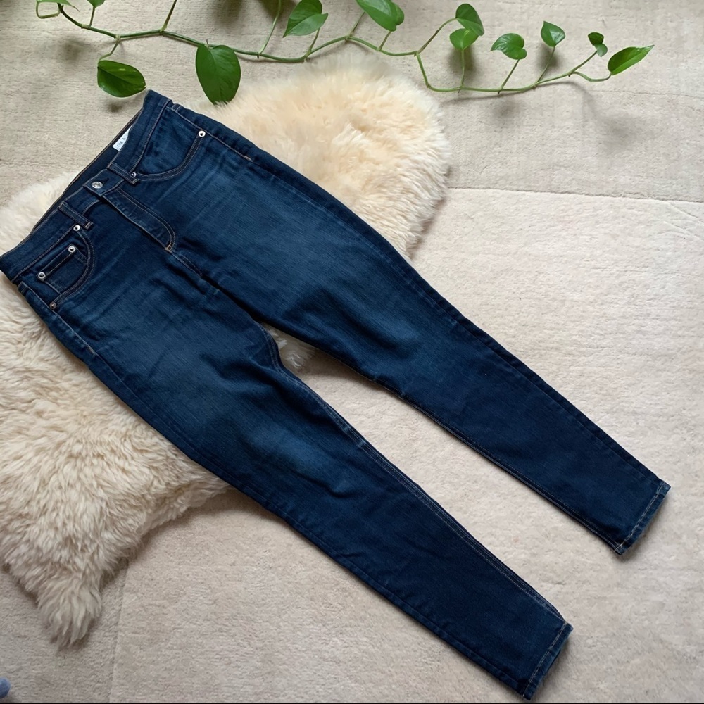 Rag & Bone Skinny High Rise Ankle Jeans 28